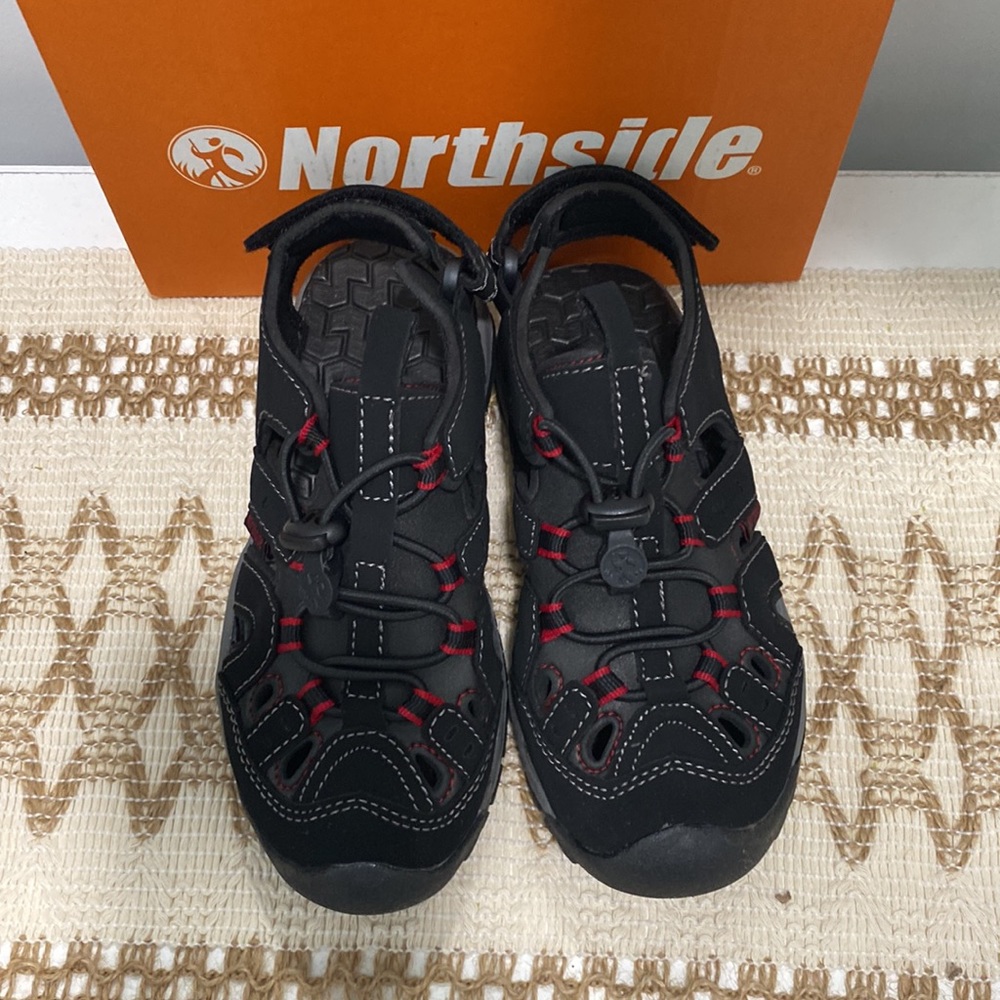 Northside Unisex-Child Burke Sport Sandals Waterproof Black Size 11 Little Kids - Picture 7 of 8